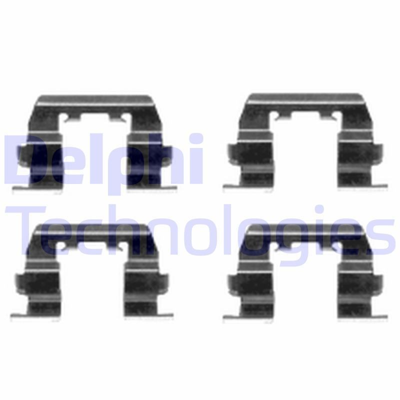 DELPHI Accessory Kit, disc brake pads LX0411 DELPHI LX0411 Hyundai Accent X3 brake pad fitting kit price