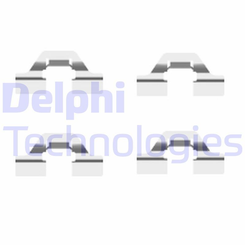 DELPHI Kit d'accessoires, plaquette de frein à disque LX0430 DELPHI LX0430 Kit d'accessoires, plaquette de frein à disque Citroën C5 d'origine