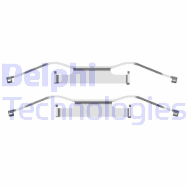DELPHI Accessoireset, schijfremblok LX0439 DELPHI LX0439 originele Accessoireset, schijfremblok Citroen C4 Grand Picasso MK2 kosten
