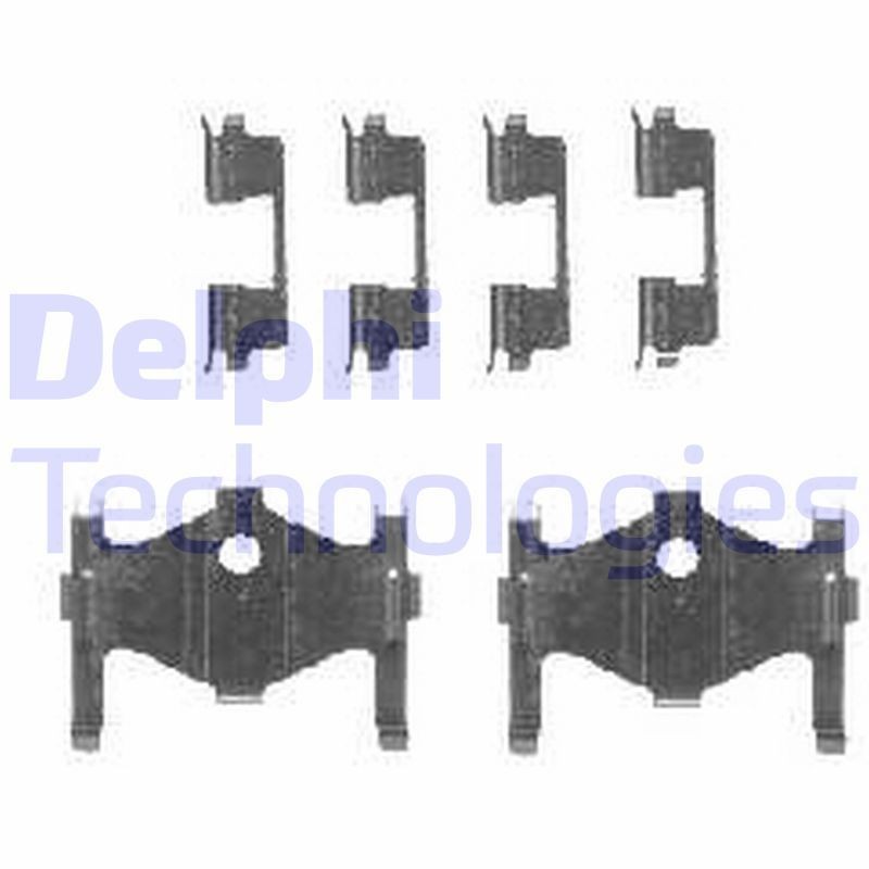 DELPHI Σετ βοηθ. εξαρτημάτων, τακάκια φρένων LX0471 DELPHI LX0471 Σετ βοηθ. εξαρτημάτων, τακάκια φρένων Kia Cerato Sedan τιμες