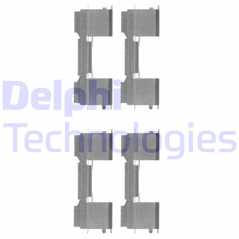 DELPHI Piederumu komplekts, Disku bremžu uzlikas LX0478 DELPHI LX0478 Piederumu komplekts, disku bremžu uzlikas Ford Transit V363 cena