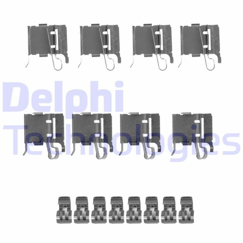 DELPHI Accessoireset, schijfremblok LX0491 DELPHI LX0491 Accessoireset, schijfremblok Lexus GS GRL10 aan een voordelige prijs