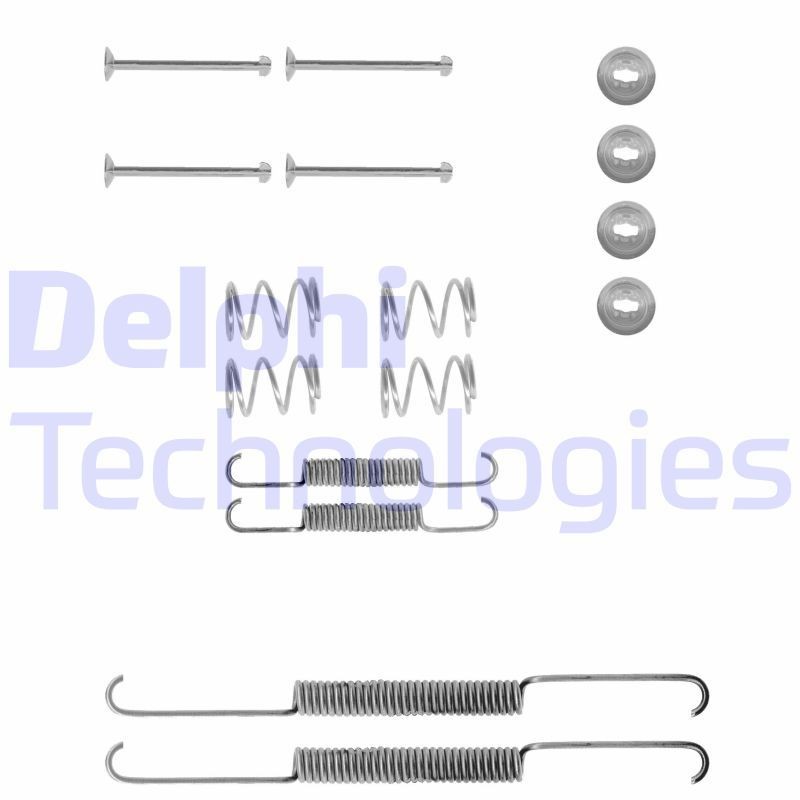 DELPHI Toebehoren, remschoen LY1001 LY1001 DELPHI Rem montageset Suzuki goedkoop