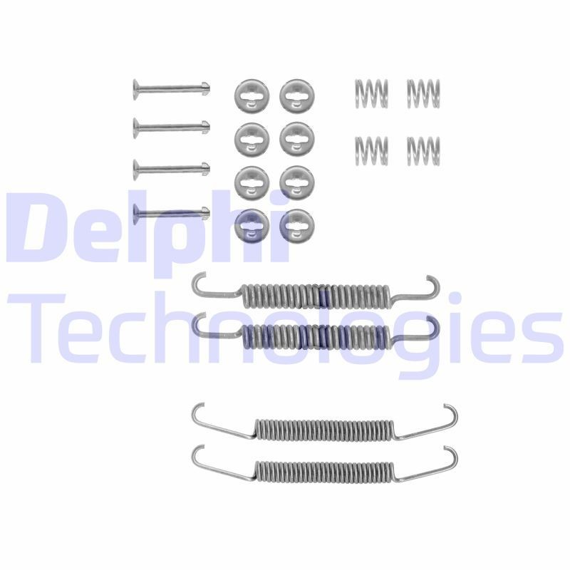 DELPHI Accessory Kit, brake shoes LY1017 LY1017 DELPHI brake shoe fitting kit for VOLVO 340-360