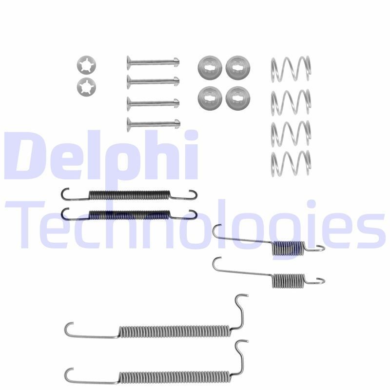 DELPHI Kit d'accessoires, mâchoire de frein LY1046 Kit d'accessoires mâchoires de frein DELPHI OMEGA LY1046 pas cher