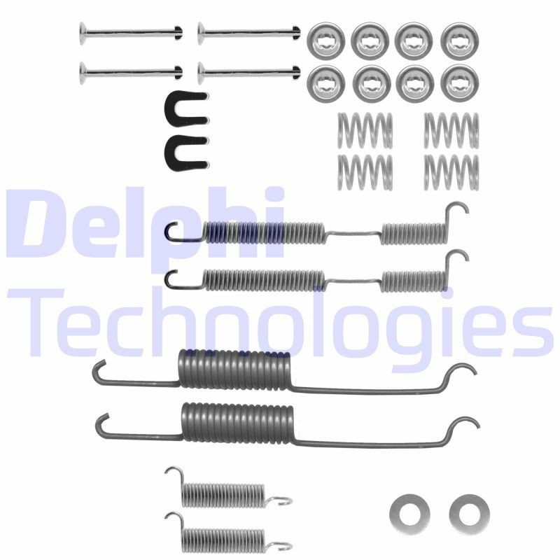 DELPHI Kit accessori, Ganasce freno LY1092 DELPHI LY1092 Kit di accessori per ganasce freno HYUNDAI Elantra V Sedan (MD) originali prezzo