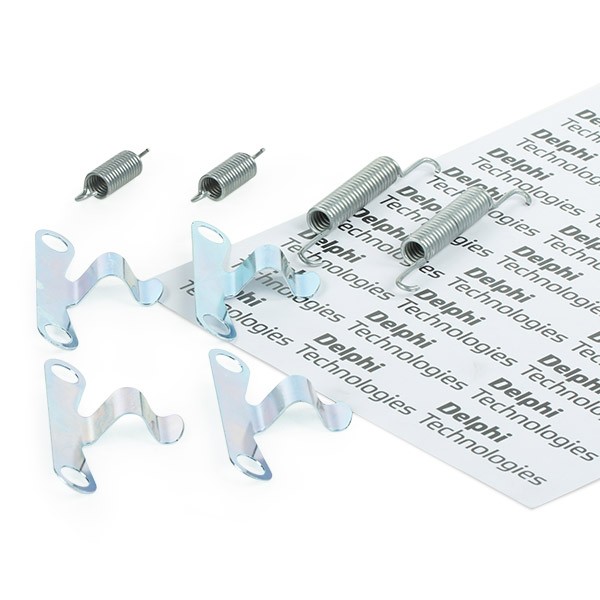 DELPHI Brake shoe fitting kit LY1097 Volvo V50 DELPHI brake shoe fitting kit LY1097
