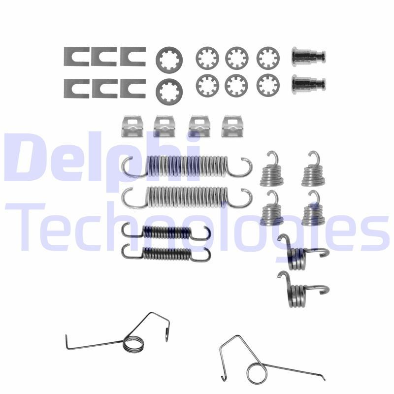 DELPHI Kit d'accessoires, mâchoire de frein LY1123 Renault LAGUNA Kit d'accessoires mâchoires de frein DELPHI LY1123