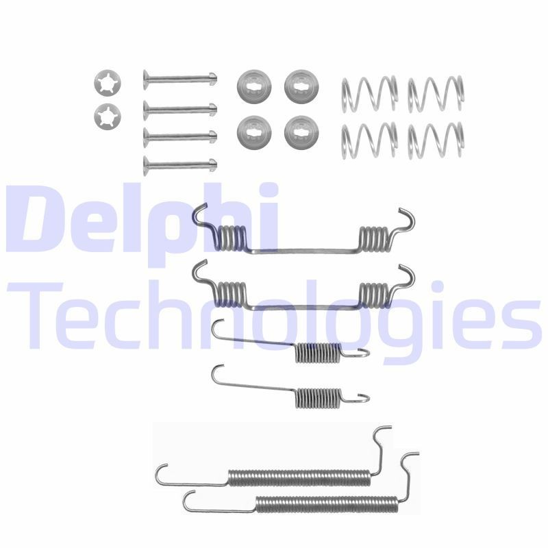 Tilbehørsett, bremsesko DELPHI LY1133 DELPHI LY1133 Tilbehørsett bremsesko OPEL ASTRA 2018