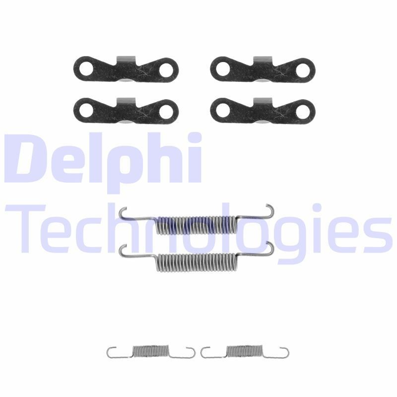 DELPHI Kit de acessórios, maxilas de travão de estacionamento LY1201 DELPHI LY1201 Kit de acessórios maxilas do travão Renault Laguna 1 originais preço