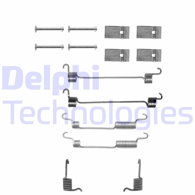 DELPHI Accessory Kit, brake shoes LY1210 DELPHI LY1210 ROVER 800 Hatchback (XS) brake shoe fitting kit replacement