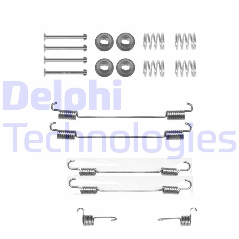 DELPHI Tilbehørsett, bremsesko LY1225 DELPHI LY1225 Tilbehørsett bremsesko Rover 800 originale