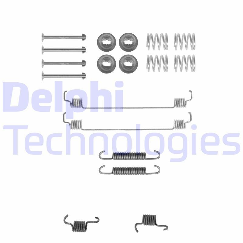DELPHI Kit d'accessoires, mâchoire de frein LY1261 DELPHI LY1261 Kit d'accessoires frein de stationnement Nissan Kubistar Van X80 prix
