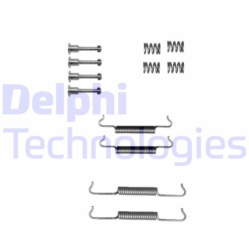 DELPHI Toebehoren, parkeerremschoen LY1273 DELPHI LY1273 Rem montageset Peugeot 406 Coupe originele prijs