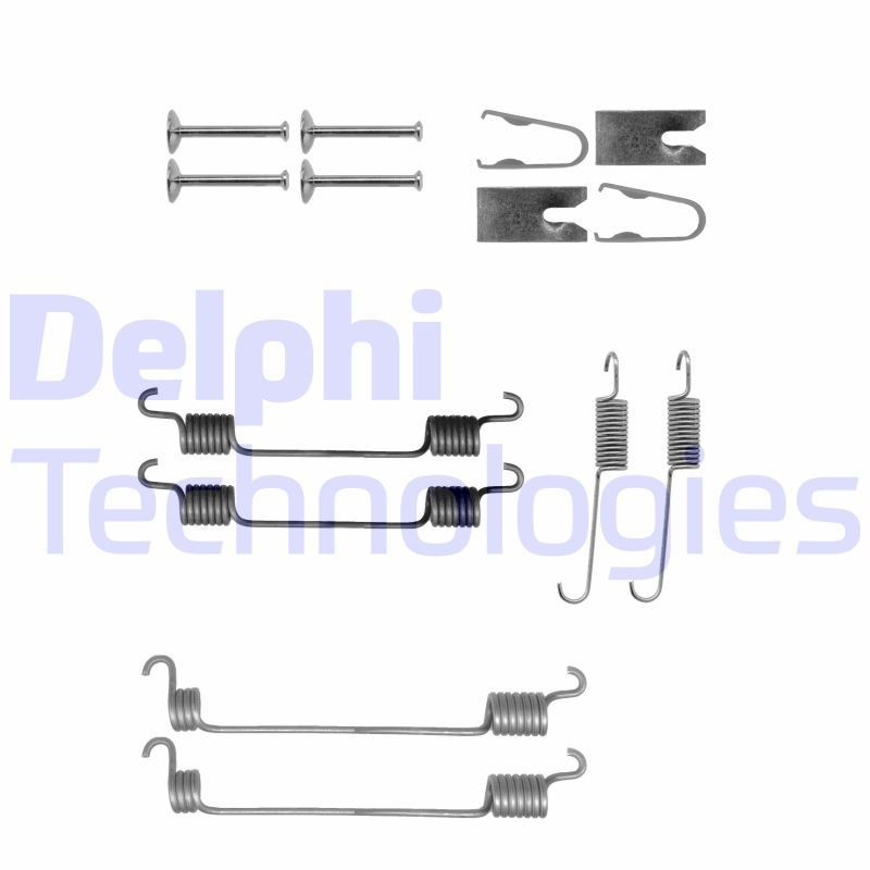 DELPHI Accessory Kit, brake shoes LY1293 DELPHI LY1293 Toyota Carina T19 Saloon brake shoe fitting kit replacement
