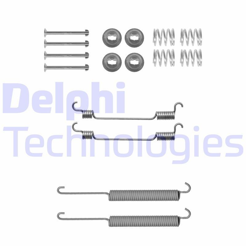 DELPHI Piederumu komplekts, Bremžu loki LY1302 Piederumu komplekts bremžu loki DELPHI Nissan JUKE LY1302