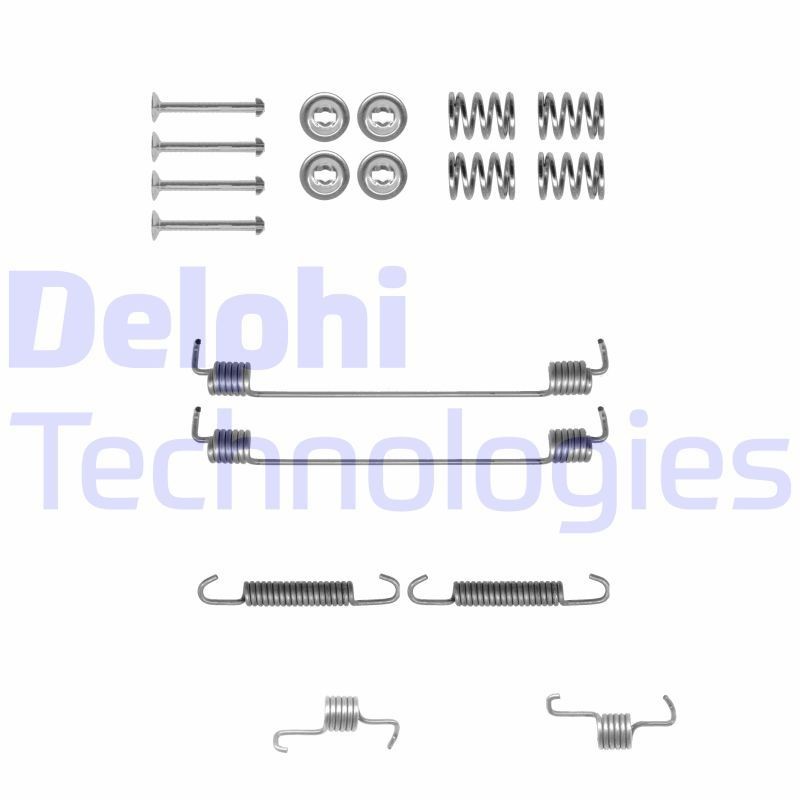 DELPHI Accessory Kit, brake shoes LY1303 DELPHI LY1303 genuine Dacia Sandero Mk2 accessory kit brake shoes price