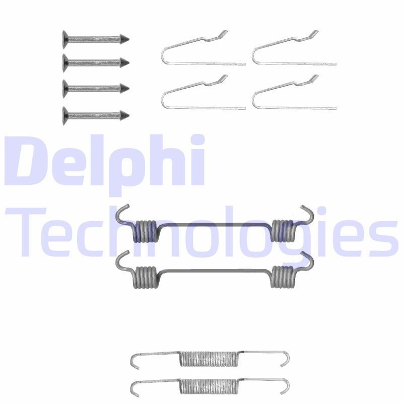 DELPHI Zubehörsatz, Feststellbremsbacken LY1306 Zubehörsatz Feststellbremsbacken DELPHI Mazda MX-6 LY1306