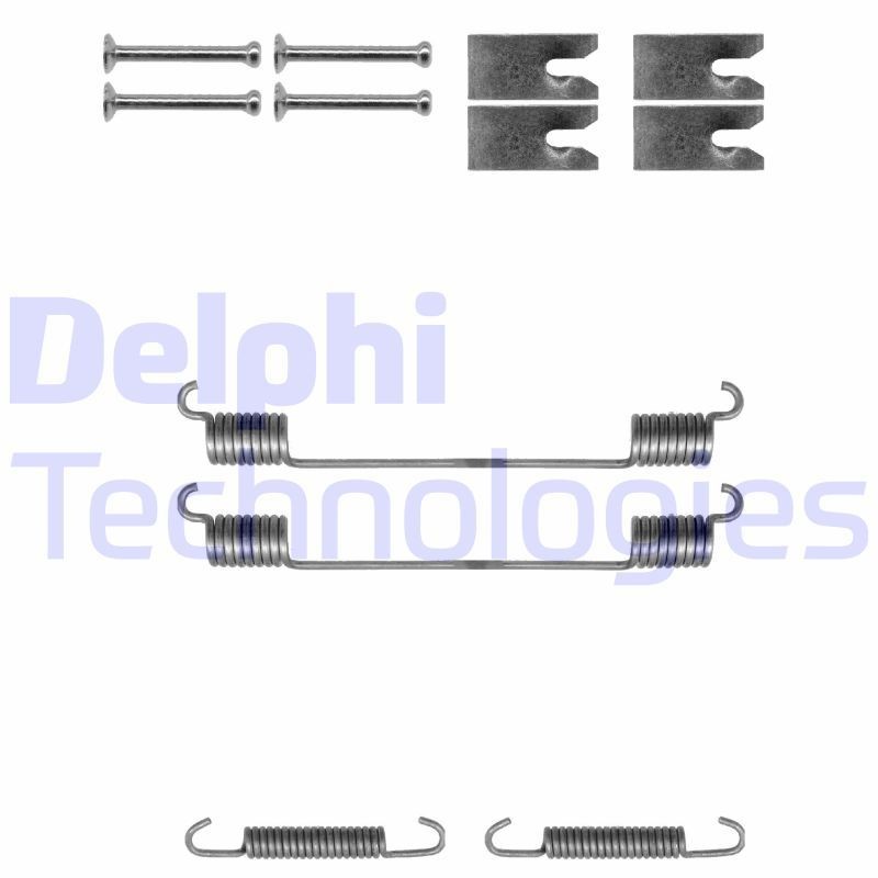 DELPHI Kit de acessórios, maxilas do travão LY1310 DELPHI LY1310 Kit de acessórios maxilas do travão Ford TRANSIT CONNECT originais