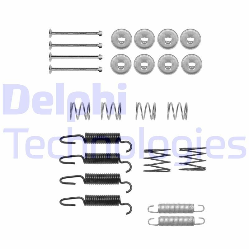 DELPHI Tilbehørsett, håndbremsesko LY1312 Tilbehørsett bremsesko DELPHI BMW X4 LY1312