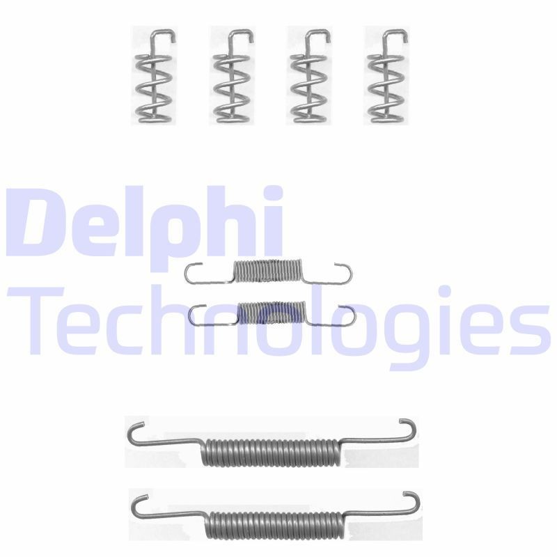 DELPHI Toebehoren, parkeerremschoen LY1325 Audi Q7 Rem montageset DELPHI LY1325