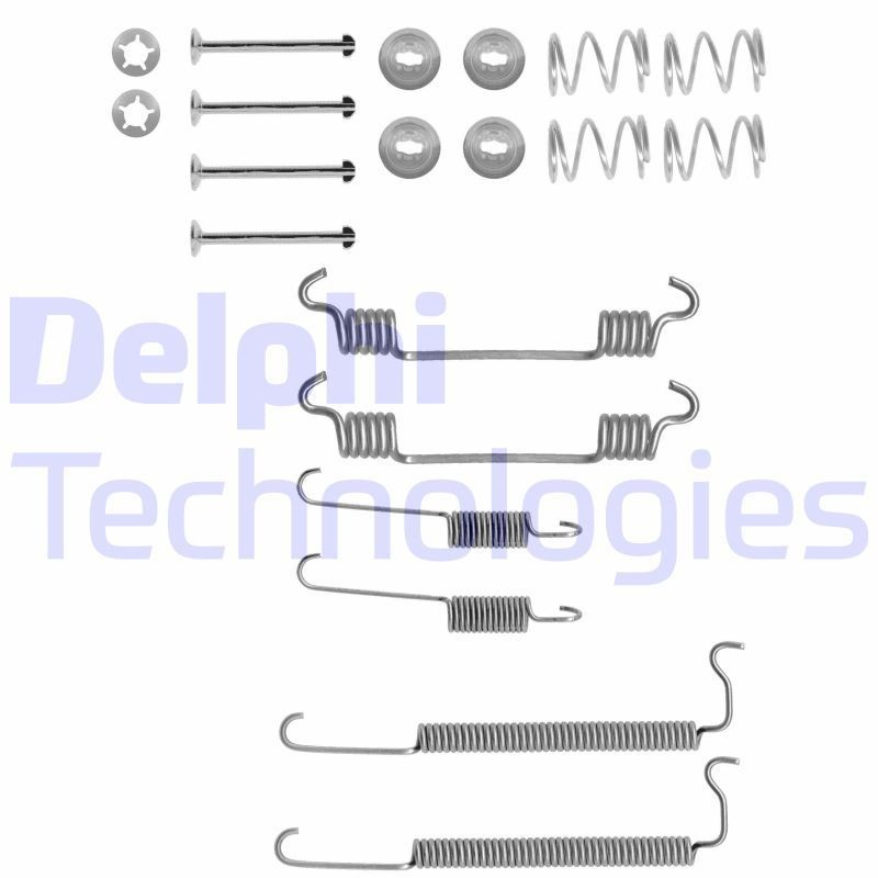 DELPHI Kit accessori, Ganasce freno LY1357 LY1357 costo Kit di accessori per ganasce freno DELPHI DAEWOO LACETTI