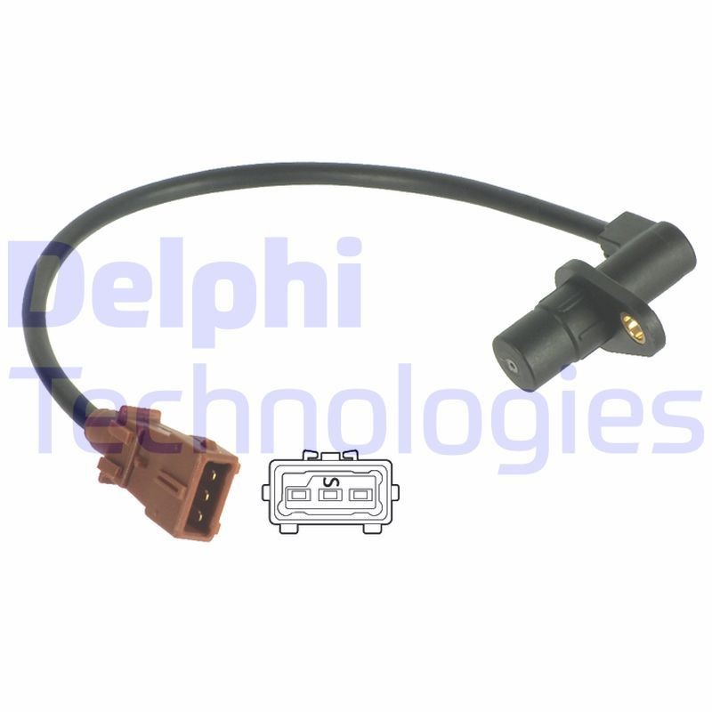 Impulssianturi, kampiakseli DELPHI SS10736-12B1 DELPHI SS10736-12B1 FIAT DUCATO 1999 Kampiakselin asentotunnistin