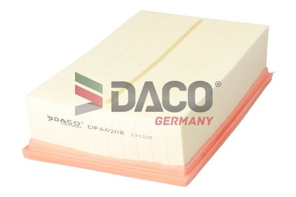 DACO Germany Filtro de ar DFA0208 DACO Germany DFA0208 Filtro de ar Caddy V Kombi (SBB, SBJ) preço