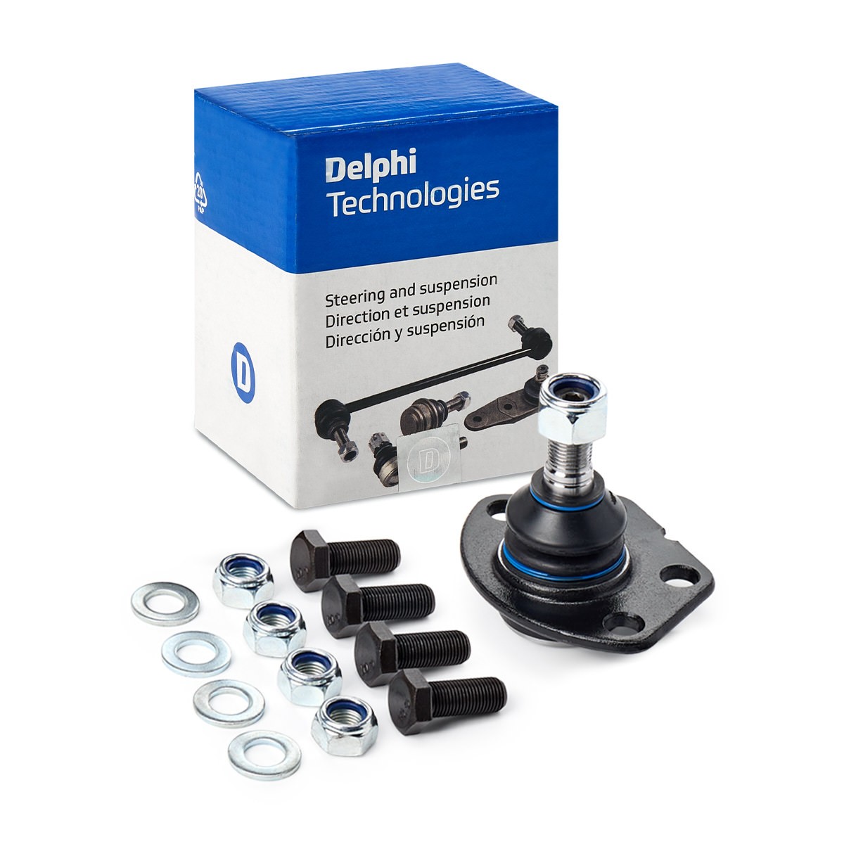 DELPHI Rótula de suspensão TC1283 Articulação de suspensão guia DELPHI 208 TC1283 baratos