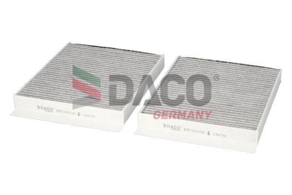 DACO Germany Suodatin, sisäilma DFC0303W DFC0303W DACO Germany Sisäilmansuodatin MITSUBISHI PAJERO SPORT