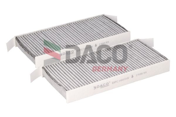 DACO Germany Filter vnútorného priestoru DFC3005W Kabínový filter DACO Germany MEGANE DFC3005W lacné