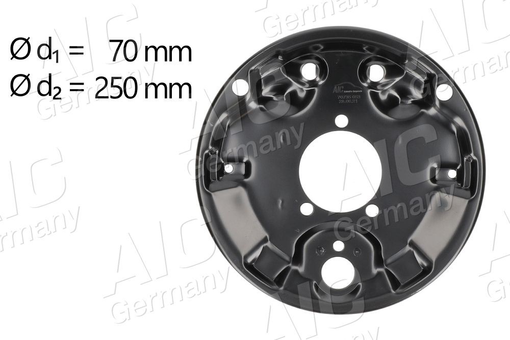 AIC Täckplåt, bromstrumma 70735 70735 AIC bromstrumma Škoda OCTAVIA