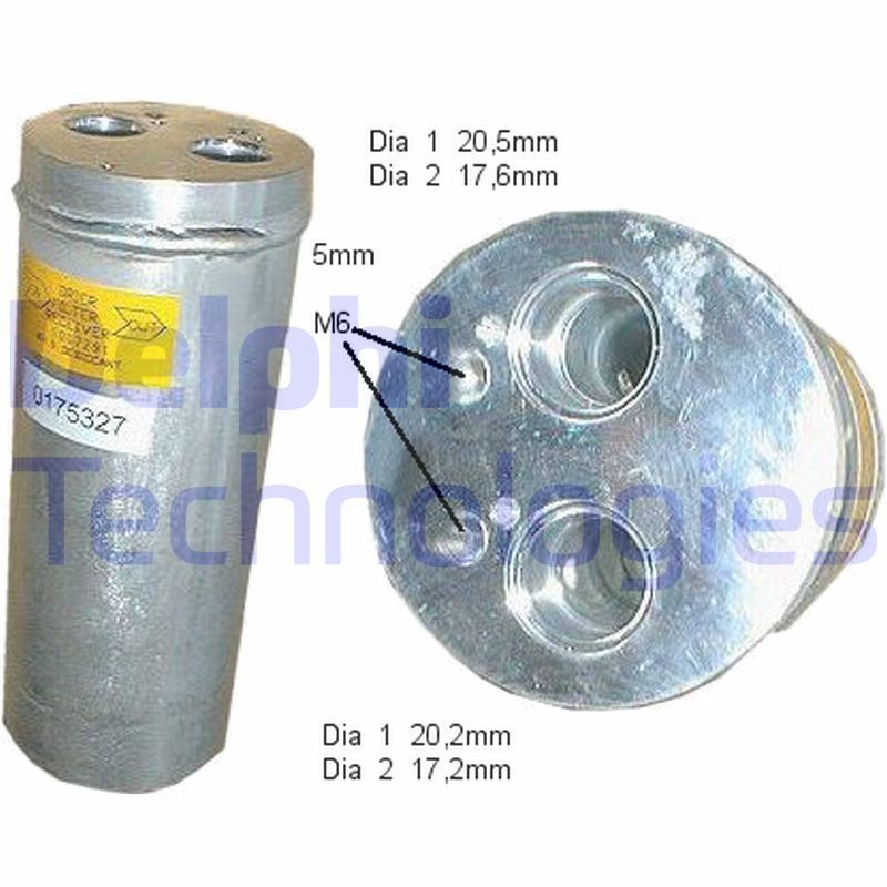 DELPHI Secador, ar condicionado TSP0175327 Secador ar condicionado DELPHI R8 TSP0175327 baratos