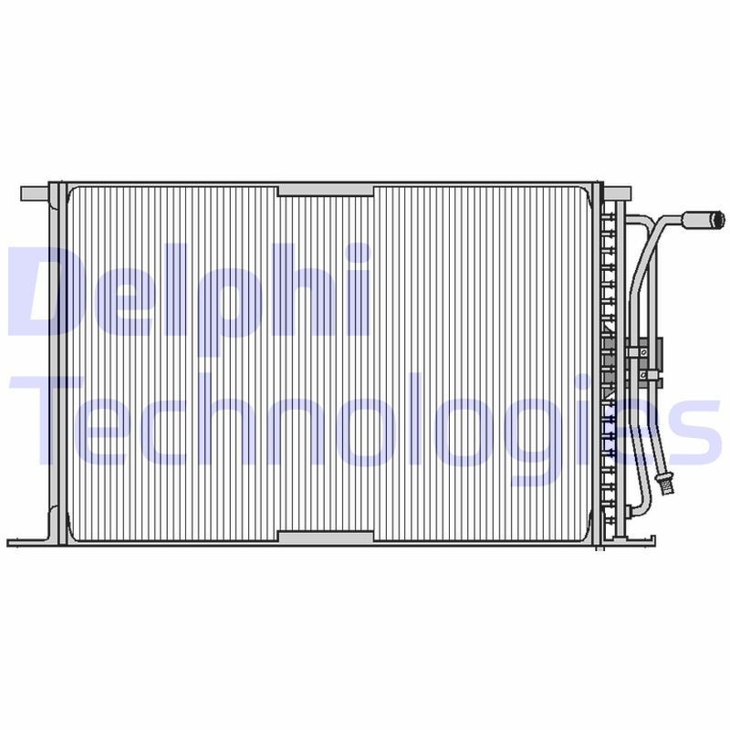 DELPHI Kondensators, Gaisa kond. sistēma TSP0225026 Kondicionieru radiatori DELPHI Suzuki SX4 TSP0225026