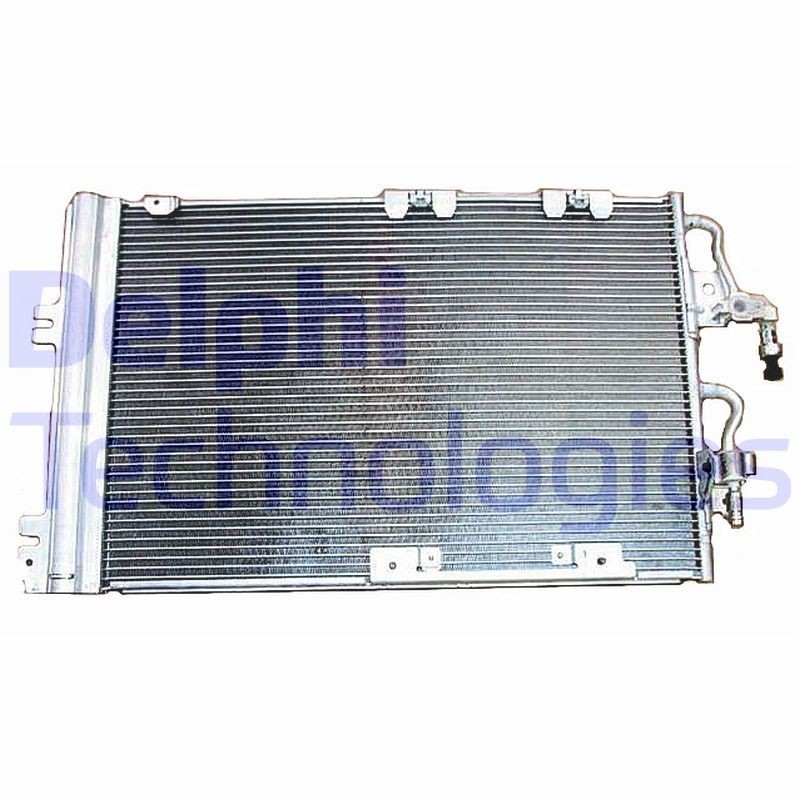 DELPHI Kondensator, klimaanlegg TSP0225667 DELPHI TSP0225667 originale AC kondensator Corsa Mk1 (B) Hatchback (S93) hva koster