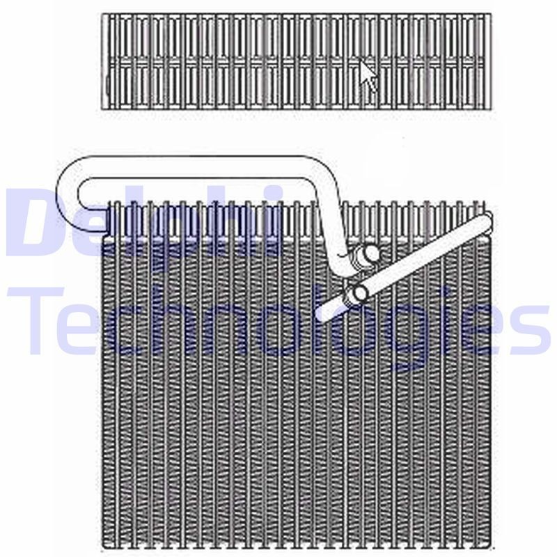 DELPHI Fordamper, klimaanlegg TSP0525148 Ac fordamper DELPHI Subaru JUSTY TSP0525148