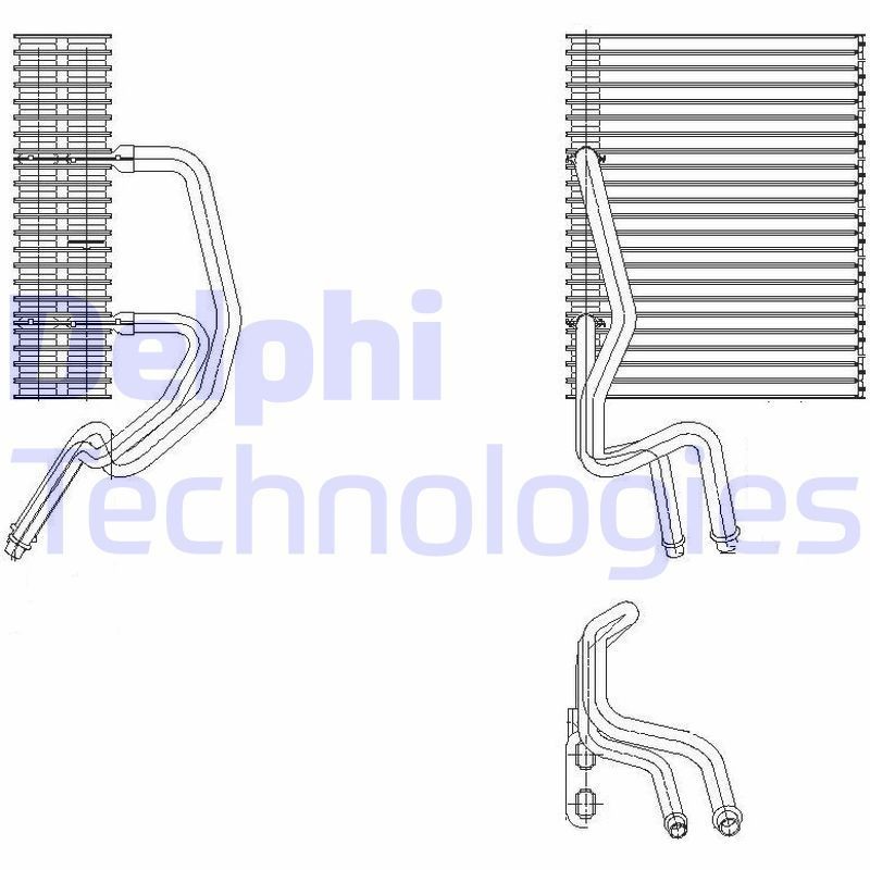 DELPHI Výparník klimatizácie TSP0525177 DELPHI TSP0525177 Výparník klimatizácie Nissan Kubistar Van X80 lacné