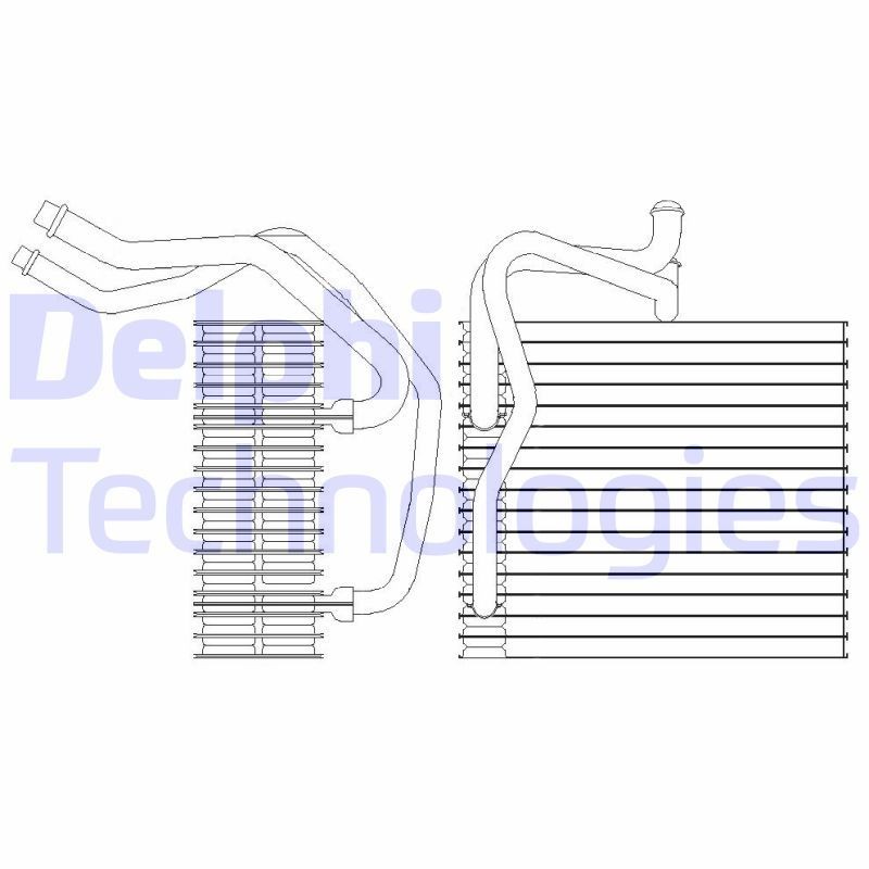 DELPHI Évaporateur de climatisation TSP0525198 Citroën XSARA Evaporateur de climatisation DELPHI TSP0525198
