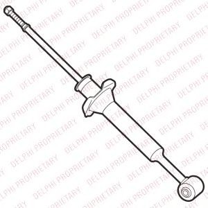 DELPHI Stoßdämpfer V21905813 Dämpfer DELPHI Mercedes-Benz VANEO V21905813