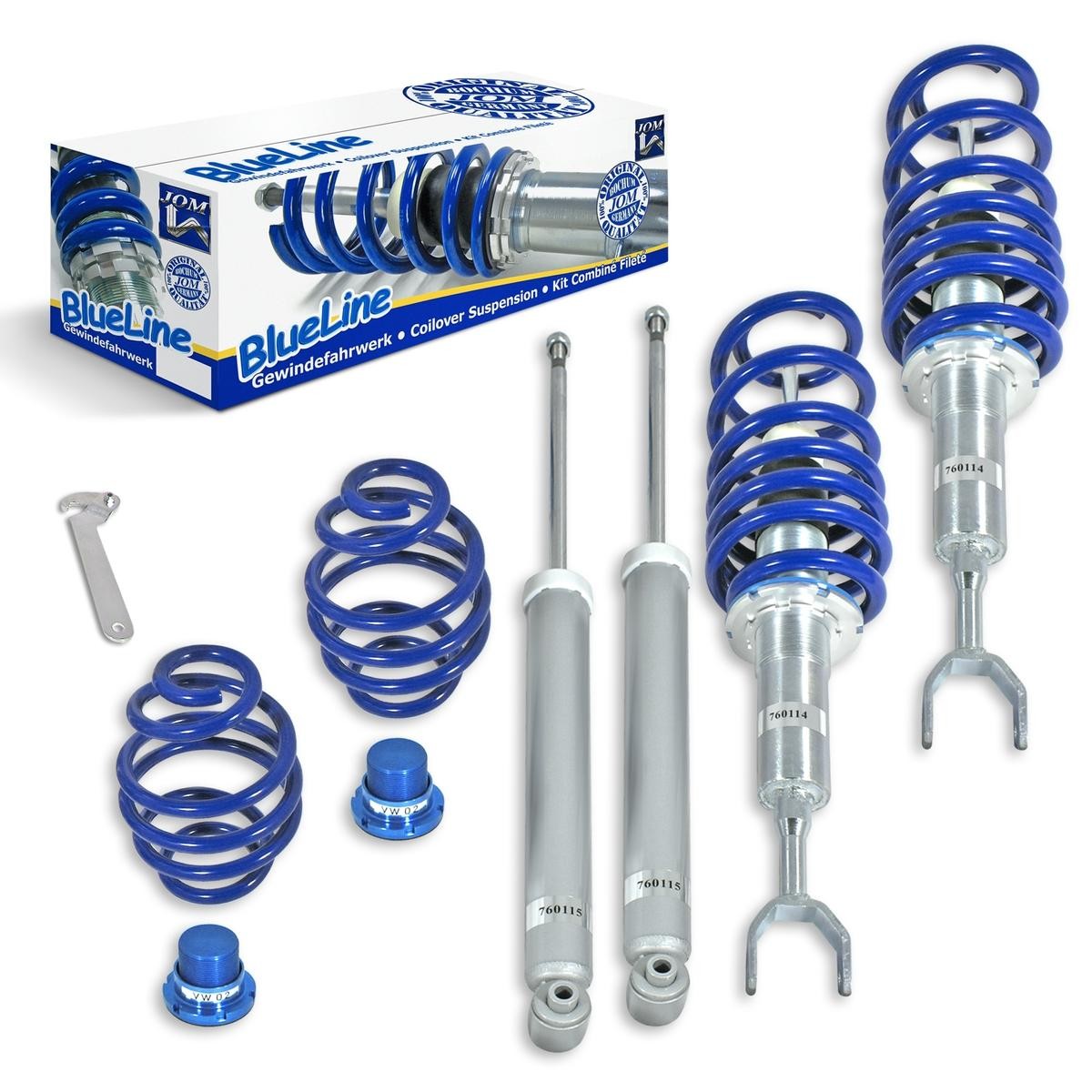 JOM Balstiekārtas komplekts, Atsperes / Amortizatori 741009 Sporta balstiekārtas JOM Peugeot 806 BlueLine 741009