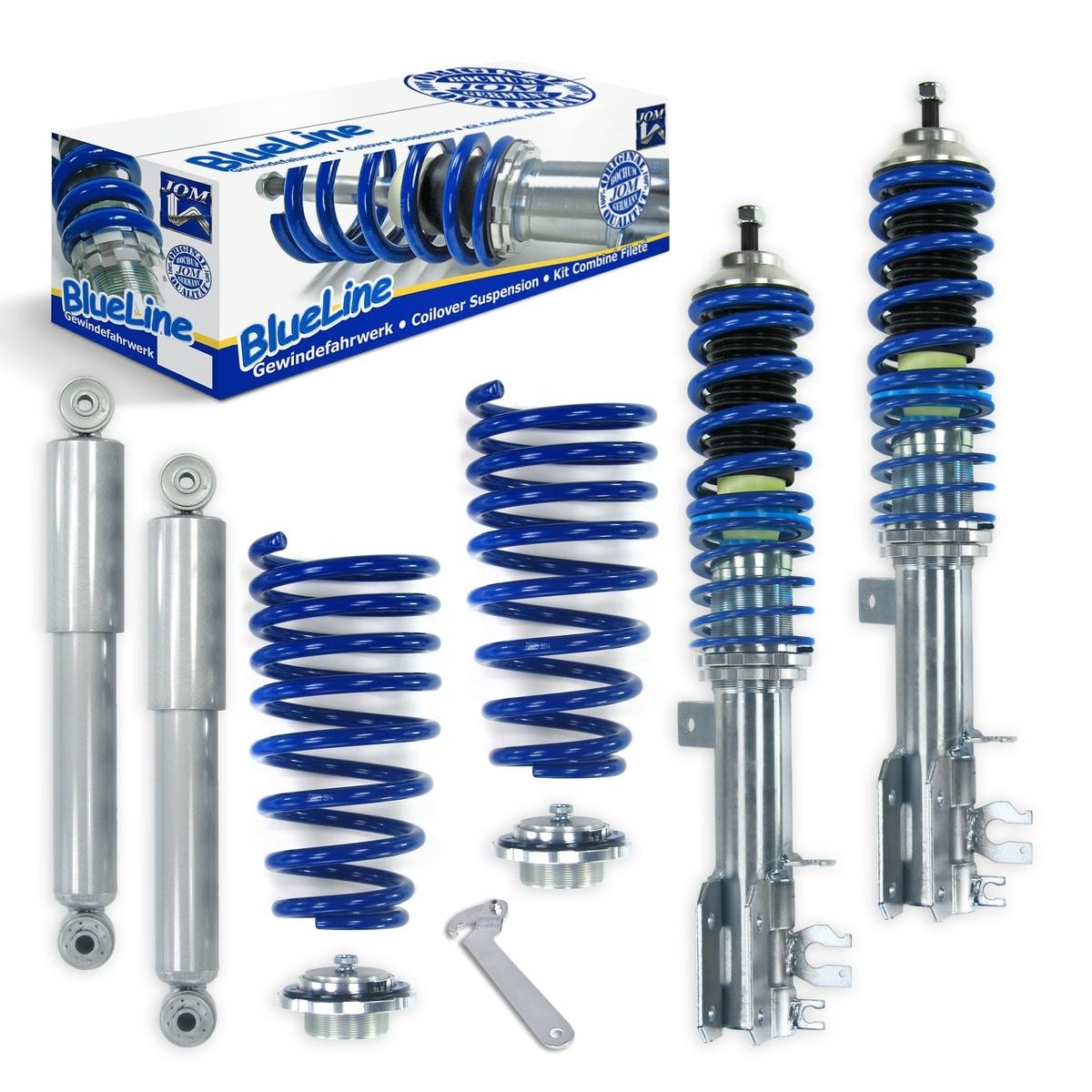 JOM Balstiekārtas komplekts, Atsperes / Amortizatori 741131 741131 BlueLine Sporta balstiekārtas FIAT PANDA JOM