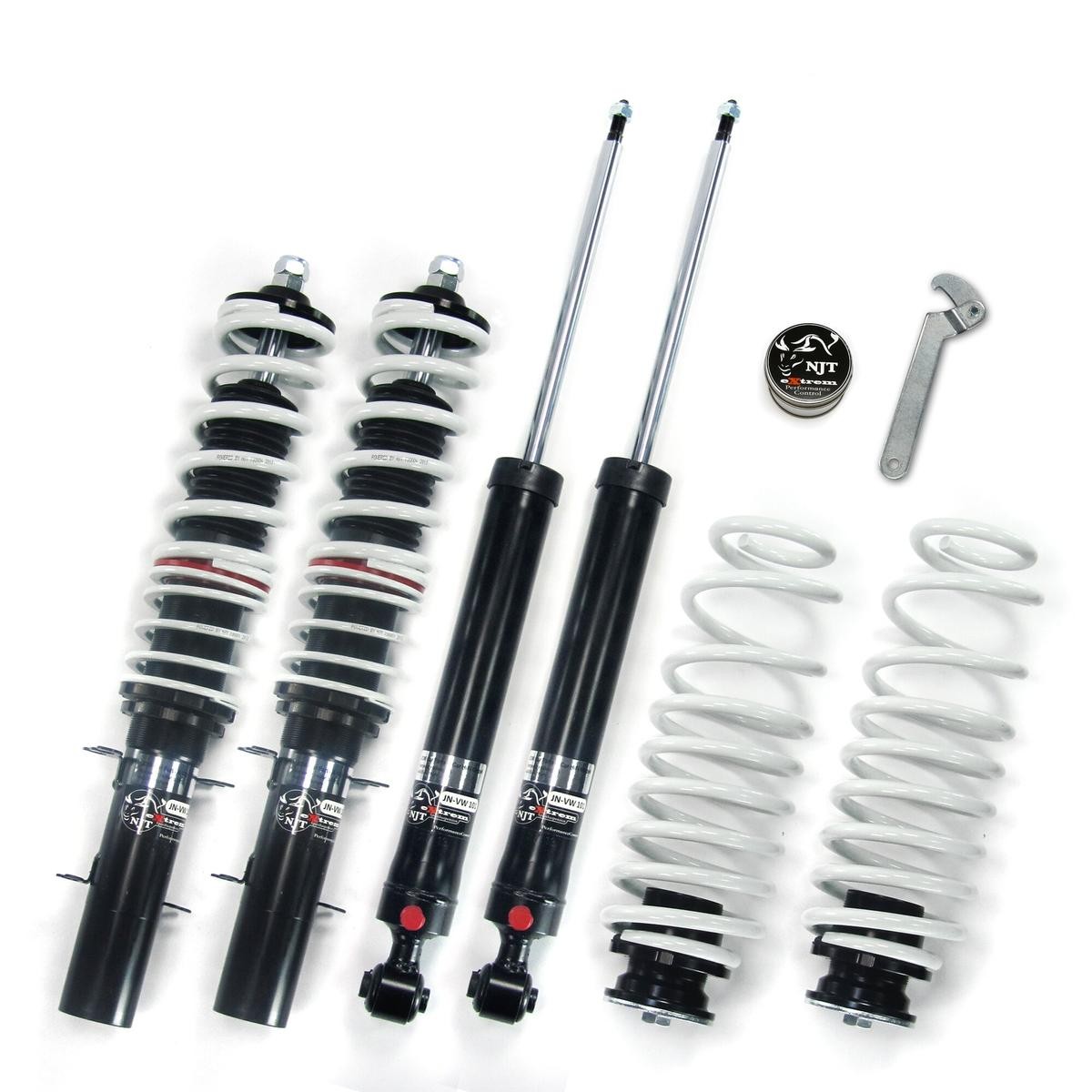 JOM Schokdemper met veer 751013 751013 NJT eXtrem Veren dempers onderstel SEAT ARONA JOM