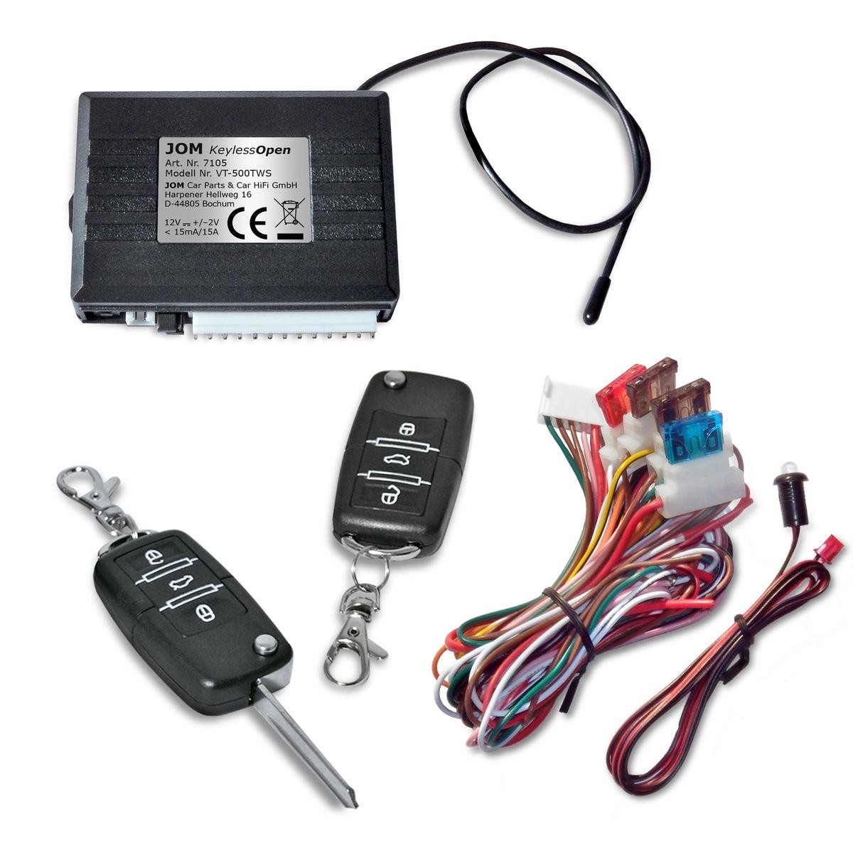 JOM Fjernbetjening, centrallås 7105 7105 KeylessOpen Styreenhed, centrallåsesystem MERCEDES-BENZ GLE JOM