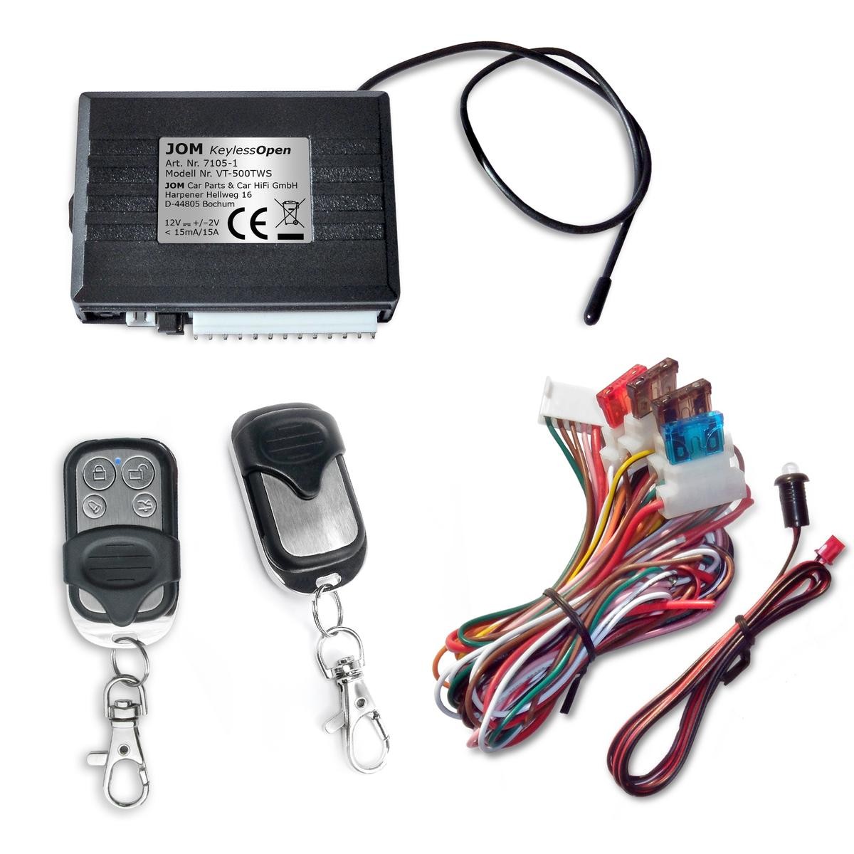 JOM Telecomando, Chiusura centralizzata 7105-1 JOM 7105-1 Centralina, chiusura centralizzata FIAT Doblo II Station Wagon (263) originali prezzo