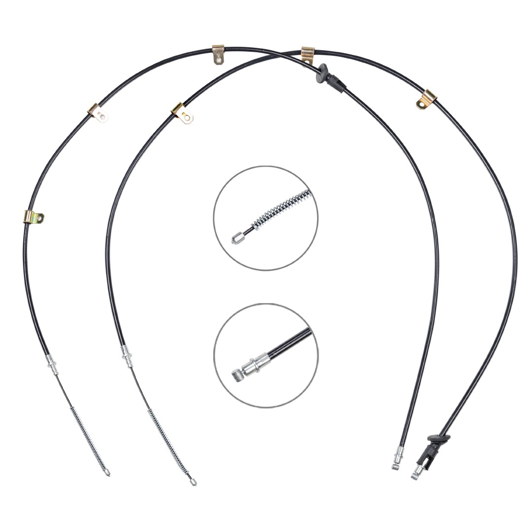RIDEX Cabo de aço, travão de estacionamento 124C1107 124C1107 RIDEX Cabo de travão de estacionamento Mitsubishi baratos