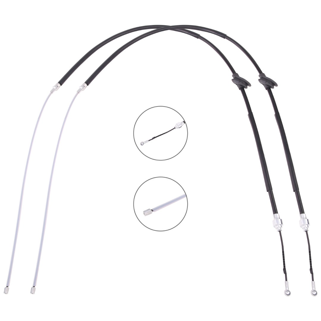 RIDEX Handbromsvajer 124C1180 124C1180 RIDEX handbromsvajer Škoda YETI