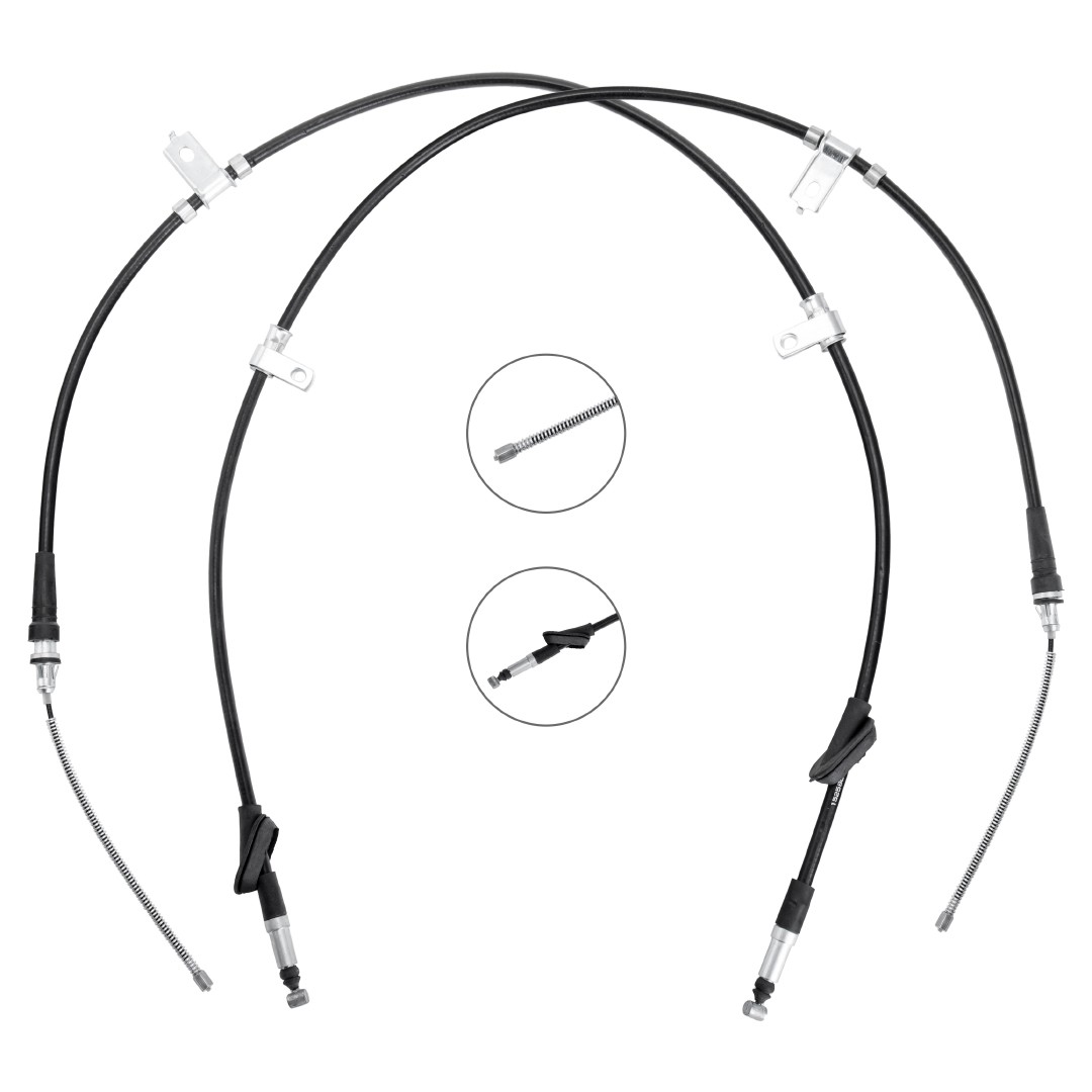 RIDEX Handremkabel 124C1251 124C1251 Handremkabel RIDEX LAND ROVER 110/127