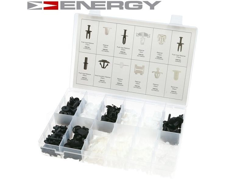 ENERGY Halteclipsatz, Karosserie NE00762 NE00762 Stoßstangenhalter ENERGY VOLVO V50