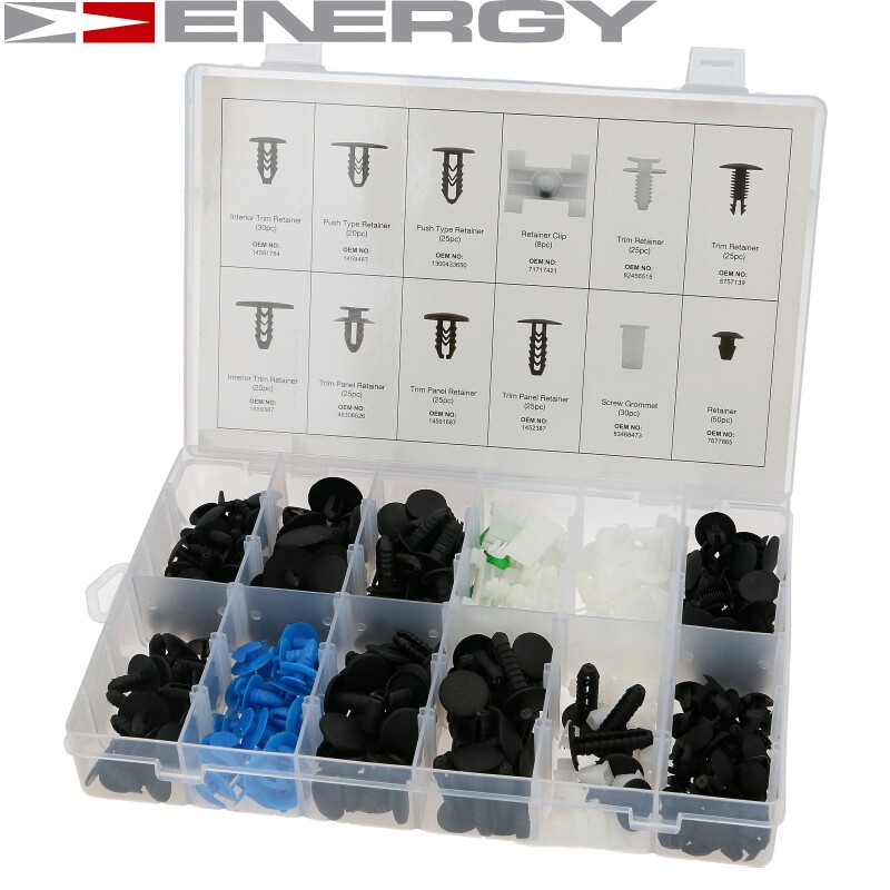 ENERGY Holding Clip Set, body NE00773 NE00773 ENERGY bumper brackets for FIAT 127