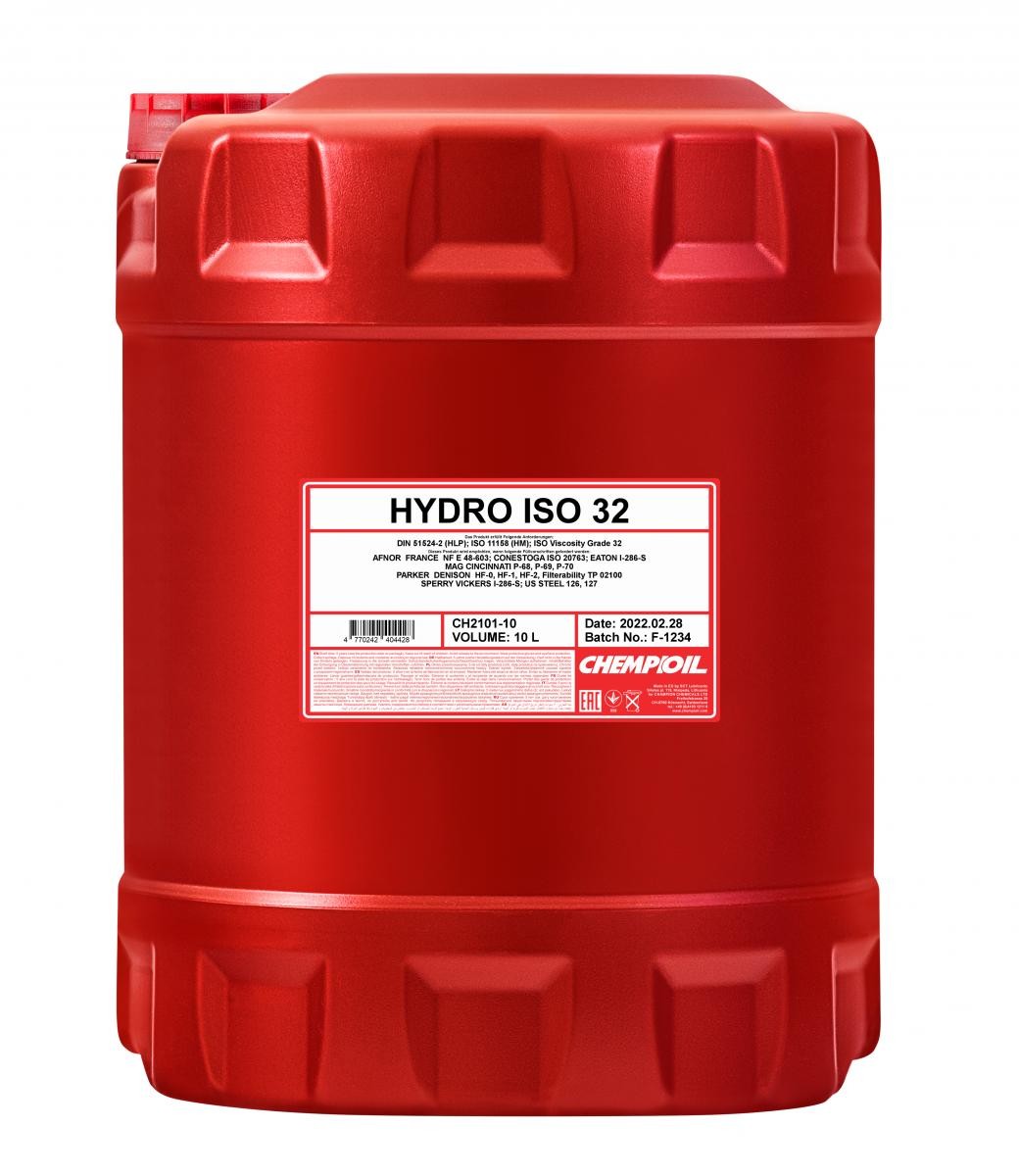 CHEMPIOIL Hydraulikkolje CH2101-10 Hydraulikkolje CHEMPIOIL LANCIA Hydro, ISO 32 CH2101-10